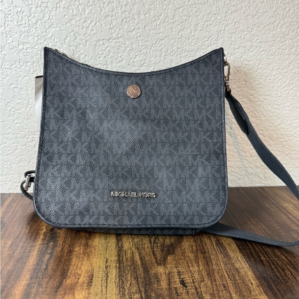 Michael Kors Black Signature Crossbody Bag